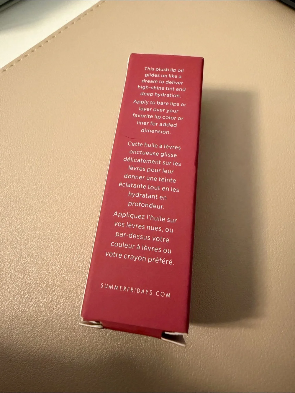 Summer Fridays Dream Lip Oil — Soft Mauve
